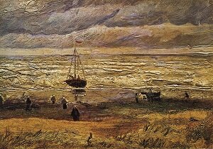 Винсент Ван Гог Ранние работы  Вид на море в Схевенингене 1882г